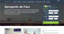 Desktop Screenshot of aeroportodefaro.com